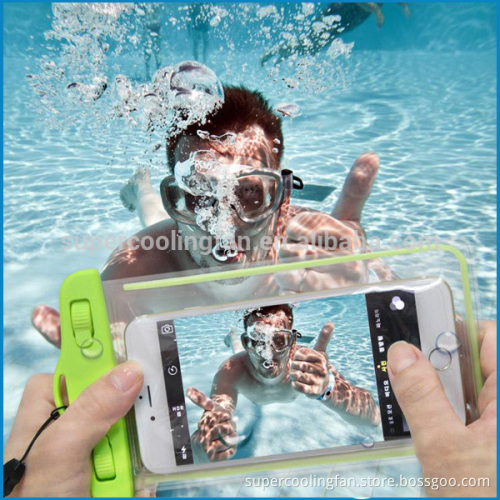 PVC waterproof mobile phone bag good with OEM logo and different cell phone size